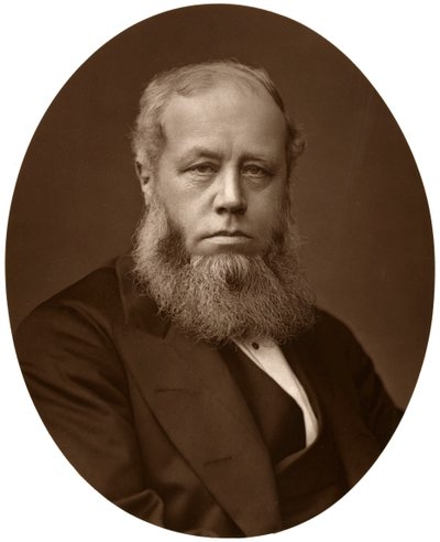 Right Hon Sir Richard Baggallay, rechter van het Hooggerechtshof van Beroep, 1876 door Lock and Whitfield