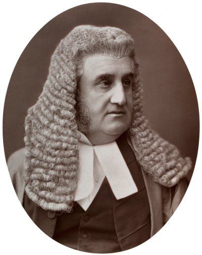 Rechtsgeleerde Sir Robert J Phillimore, DCL, rechter van het Hooggerechtshof, 1877 door Lock and Whitfield