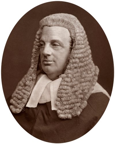 Right Hon Sir William Baliol Brett, rechter van het Hof van Beroep, 1877 door Lock and Whitfield