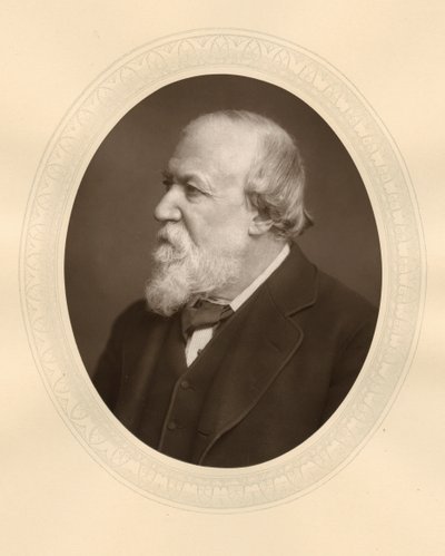 Robert Browning, Engelse dichter en toneelschrijver, ca. 1880 door Lock and Whitfield