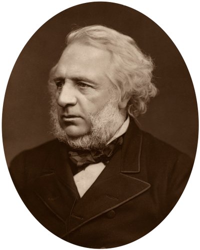 Sir Charles Reed, voorzitter van de London School Board, 1880 door Lock and Whitfield