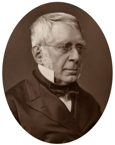 Sir George Biddell Airy, KCB, FRS, Astronoom Royal, 1877 door Lock and Whitfield