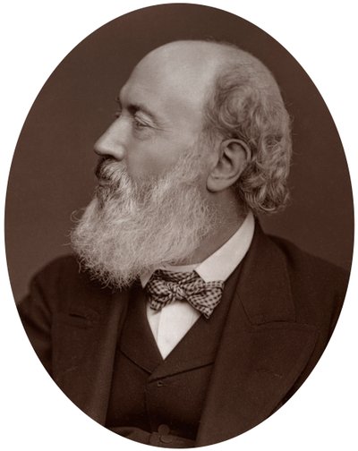 Sir John Gilbert, RA, President van de Society of Painters in Water-Colours, 1877 door Lock and Whitfield
