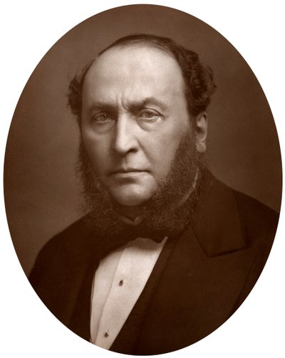 Sir Michael Costa, Italiaans-gebore Britse componist en dirigent, 1883 door Lock and Whitfield