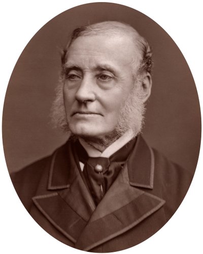 Sir Rutherford Alcock, Britse diplomaat en voorzitter van de Royal Geographical Society door Lock and Whitfield