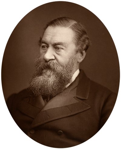 Sir Samuel White Baker, Afrikaans ontdekkingsreiziger, 1880 door Lock and Whitfield