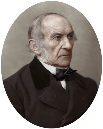 William Ewart Gladstone MP, Britse liberale premier, 1882 door Lock and Whitfield