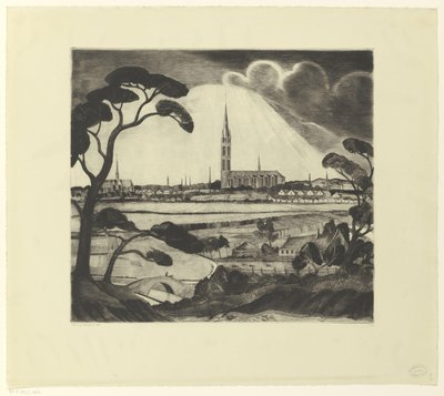 Hilversum en omstreken door Lodewijk Schelfhout (signed by artist)