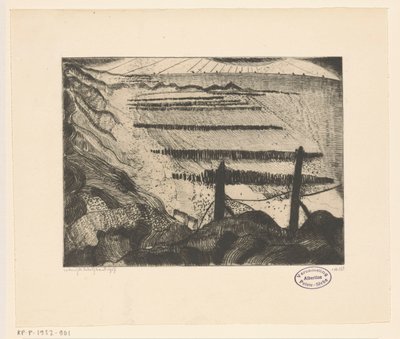 Strand van Domburg door Lodewijk Schelfhout (signed by artist)