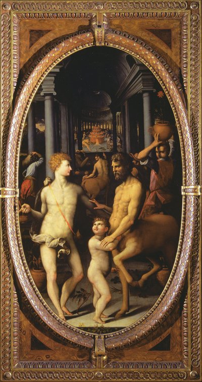 Apollo en Chiron, 1572 door Lodovico Buti