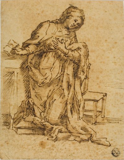 Maagd Annunciate door Lodovico Carracci