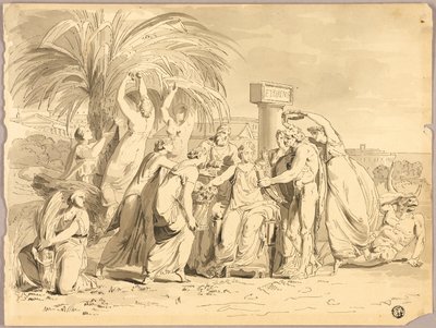 Feest van Ceres door Lodovico Lipparini