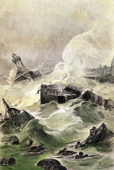 Illustratie van Jules Verne