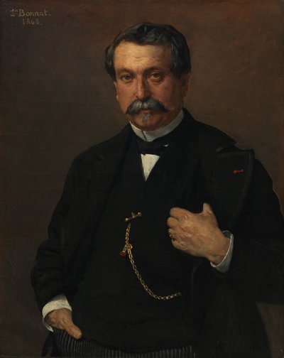 Portret van een Man, 1868 door Léon Bonnat