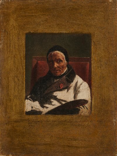 Portret van François-Marius Granet 1775-1849, 1846 door Léon Cogniet