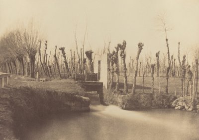 Landschap, Montebello, ca. 1860 door Léon Gérard