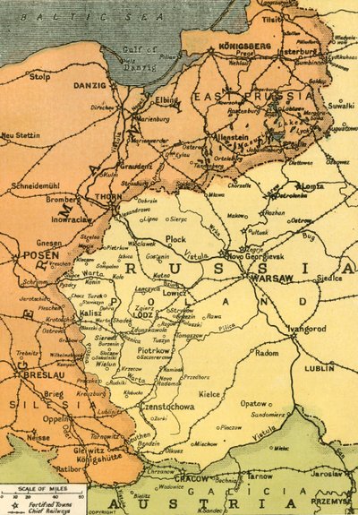 De Oostelijke Grens, 1919 door London Geographical Institute