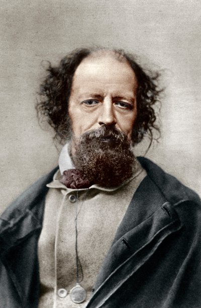 Alfred, Lord Tennyson, Dichter des Vaderlands van het Verenigd Koninkrijk door London Stereoscopic and Photographic Co