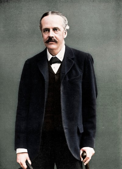Arthur James Balfour, 1e Graaf van Balfour, Britse staatsman en premier, 1912 door London Stereoscopic and Photographic Co