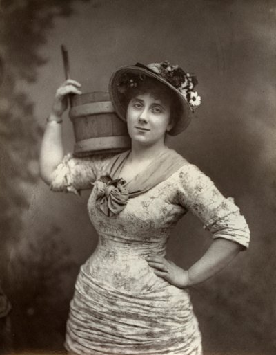 Leonora Braham, Britse operazangeres en actrice, 1882 door London Stereoscopic and Photographic Co