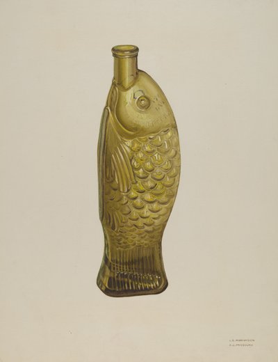 "Fish Bitters" Fles door Loraine Makimson