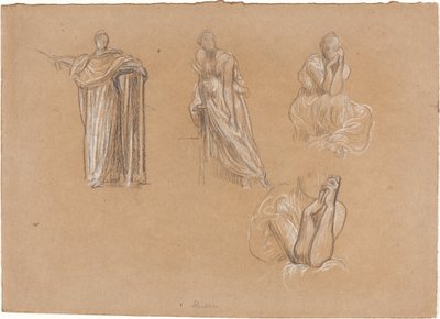 Figuurstudies door Lord Leighton Frederic