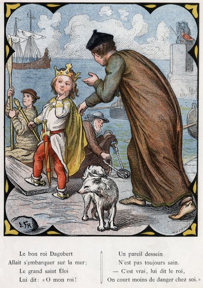 Illustratie door Lorenz Frolich (1820-1908) voor het populaire lied 