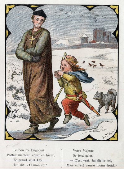 Illustratie door Lorenz Frolich (1820-1908) voor het populaire lied 