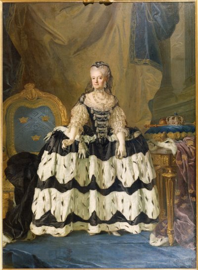 Louise Ulrique van Pruisen, koningin-gemalin van Zweden - Portret van Louisa Ulrika van Pruisen, koningin van Zweden, door Pasch, Lorenz, de Jongere door Lorens the Younger Pasch