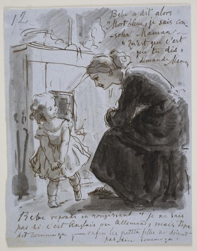 Baby thuis door Lorenz Frølich