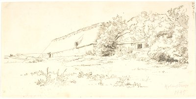 Boerenhuis. Holmstrup door Lorenz Frølich