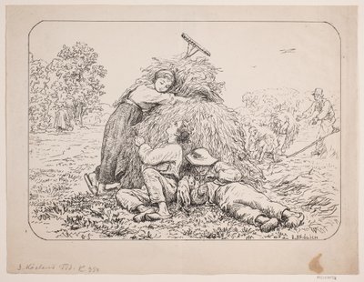 In de oogsttijd door Lorenz Frølich