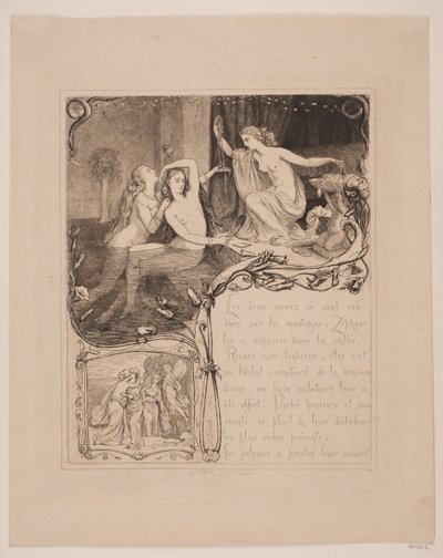 Illustratie nr. 7 voor "L`Amour et Psyché" door Lorenz Frølich