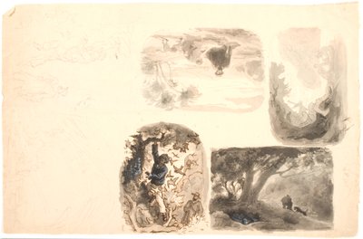 Illustratieschets door Lorenz Frølich