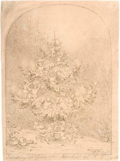 Kerstboom door Lorenz Frølich