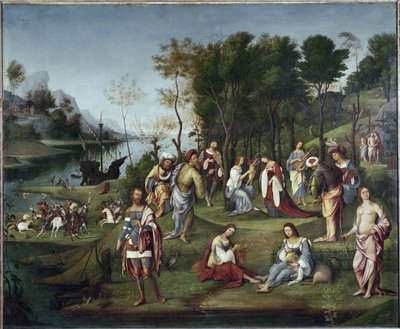 Allegorie van liefde of allegorie van het hof van Isabella d