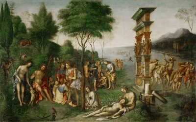 Het bewind van Comus door Lorenzo Costa