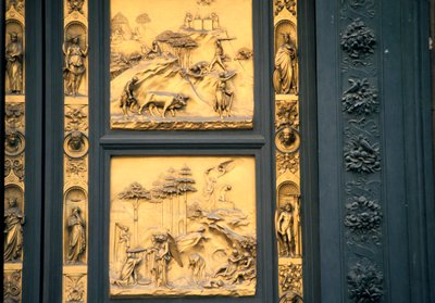 De Poorten van het Paradijs, Baptisterium, Florence, Italië, 1425-1452 door Lorenzo Ghiberti