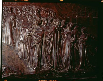 Het Heiligdom van St. Zenobius (detail) door Lorenzo Ghiberti