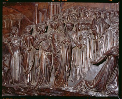 Het Heiligdom van St. Zenobius (detail) door Lorenzo Ghiberti