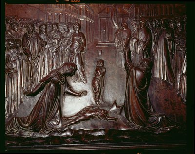 Het Heiligdom van St. Zenobius (detail) door Lorenzo Ghiberti