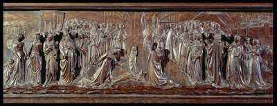 Het Heiligdom van St. Zenobius (detail) door Lorenzo Ghiberti