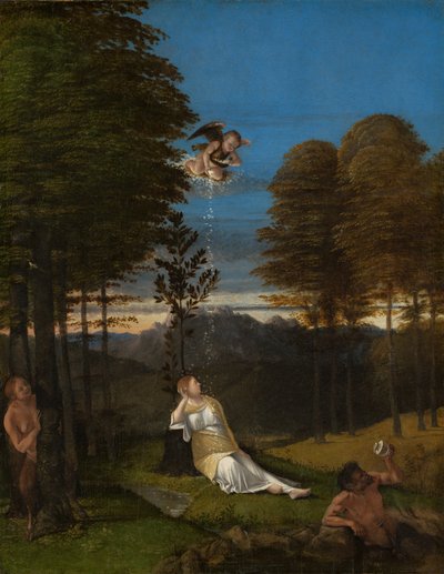 Allegorie van kuisheid, ca. 1505 door Lorenzo Lotto