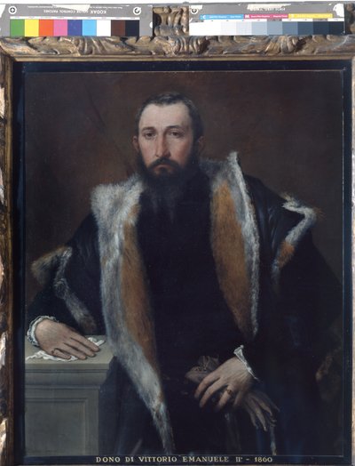 Portret van Febo da Brescia door Lorenzo Lotto