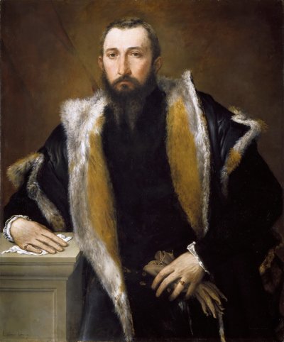 Portret van Febo da Brescia, 1543-1544 door Lorenzo Lotto