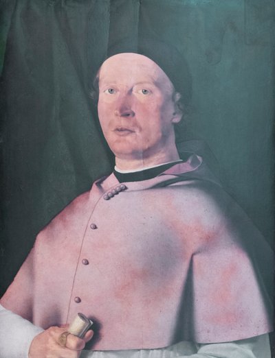 Portret van bisschop Bernardo de Rossi door Lorenzo Lotto