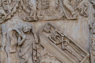 Profeet Ezechiël (detail) door Lorenzo Maitani
