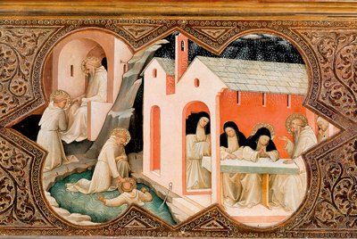 Altaarstuk van de Kroning van de Maagd door Lorenzo Monaco