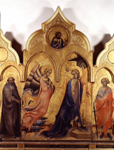 De Aankondiging door Lorenzo Monaco