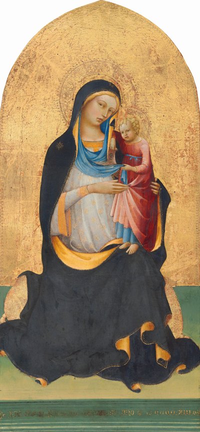 Madonna en Kind door Lorenzo Monaco